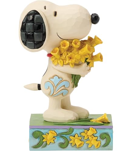 Amazon.com: Enesco Jim Shore Peanuts Snoopy and Woodstock on Swing